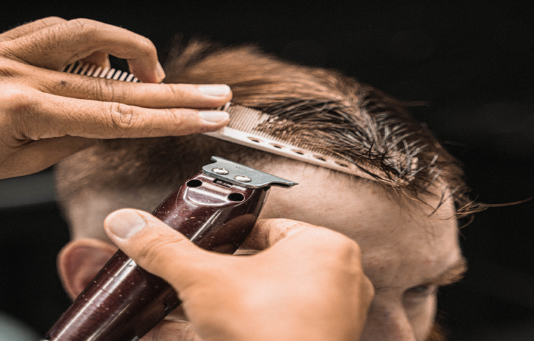 Representation photography of the barbershop