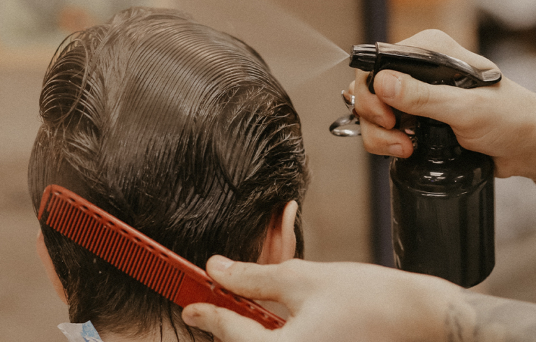 Representation photography of the barbershop